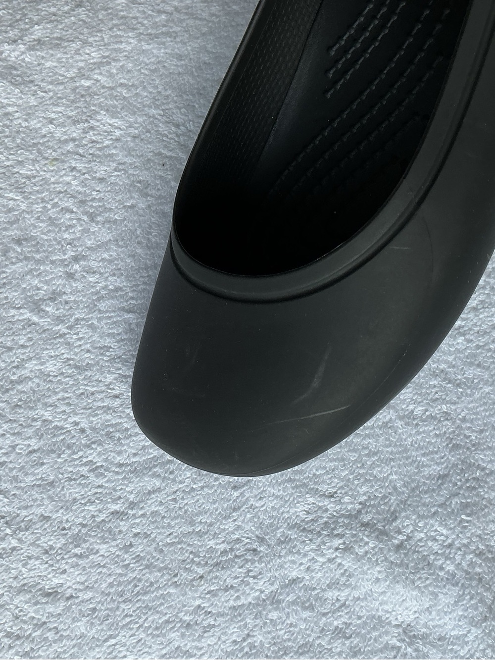 Women’s Black Casual Slip-On Ballet Flats - Picture 7 of 10